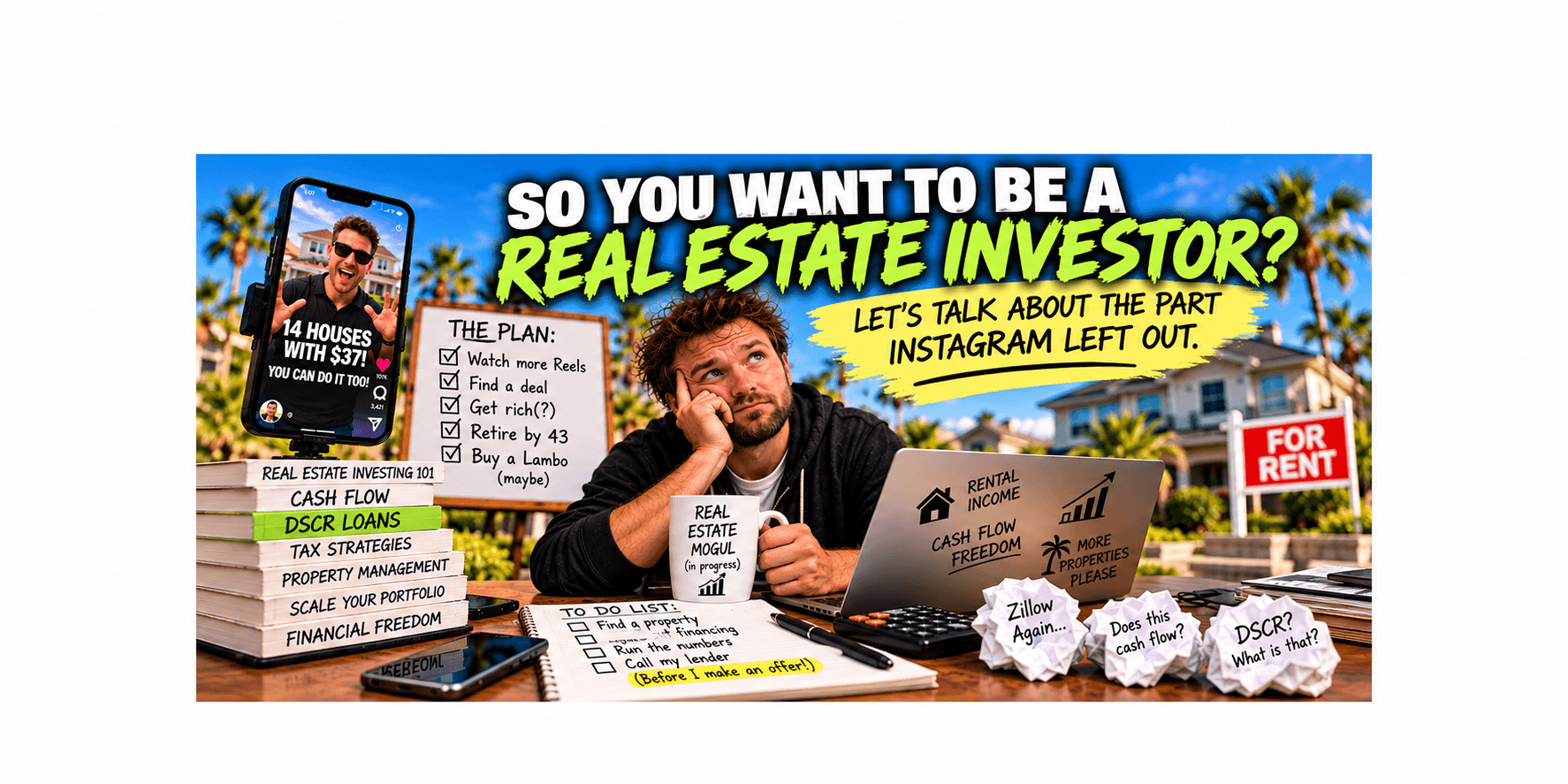 So You Want to Be a Real Estate Investor? Let’s Talk About the Part Instagram Left Out.