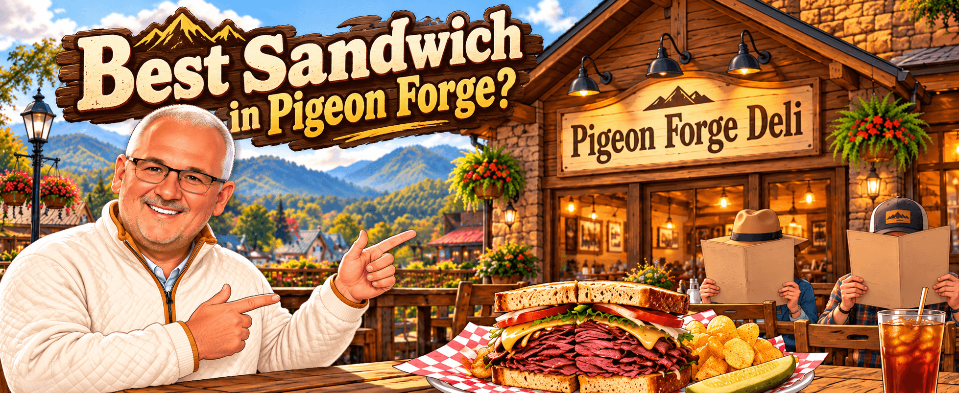Where Is the Best Sandwich in Pigeon Forge, Tennessee? My Tongue Nearly Beat My Brains Out Finding Out!