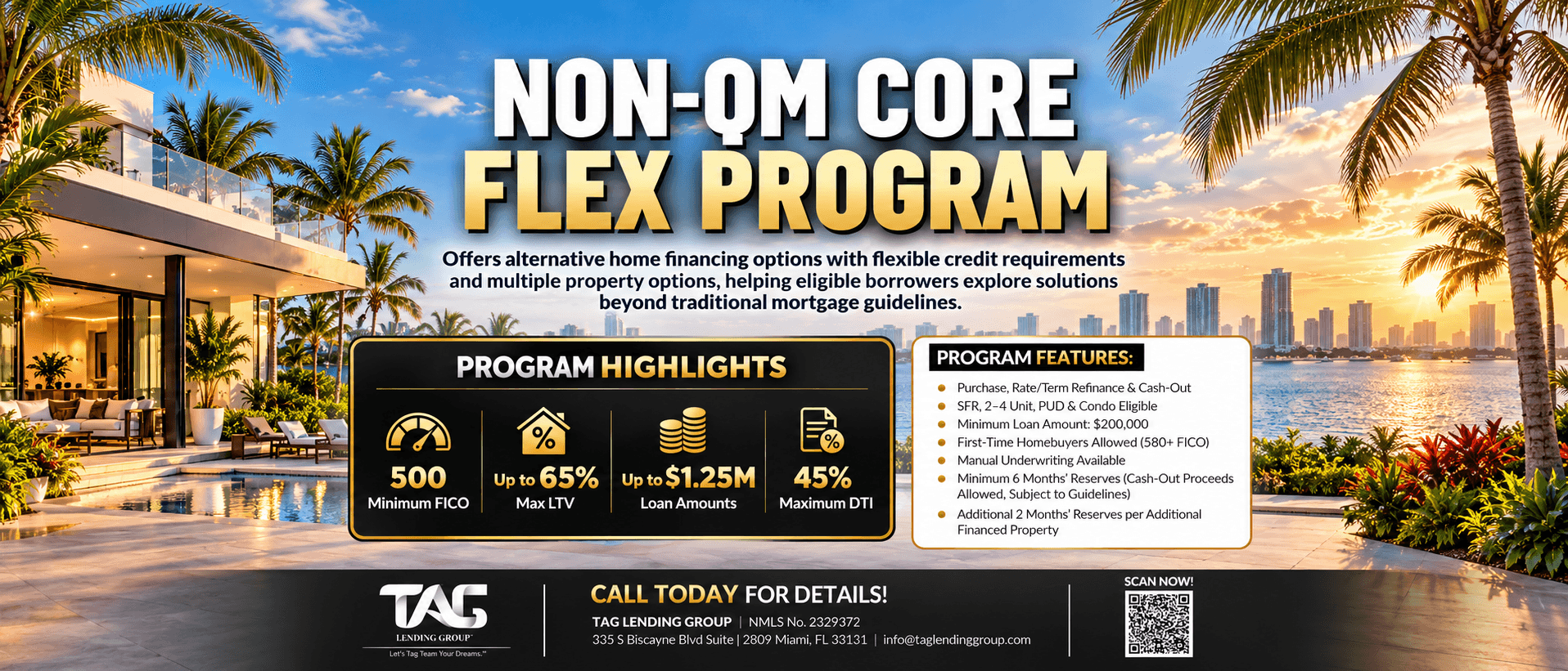 Non-QM Core Flex: Flexible Financing Beyond Traditional Mortgage Guidelines