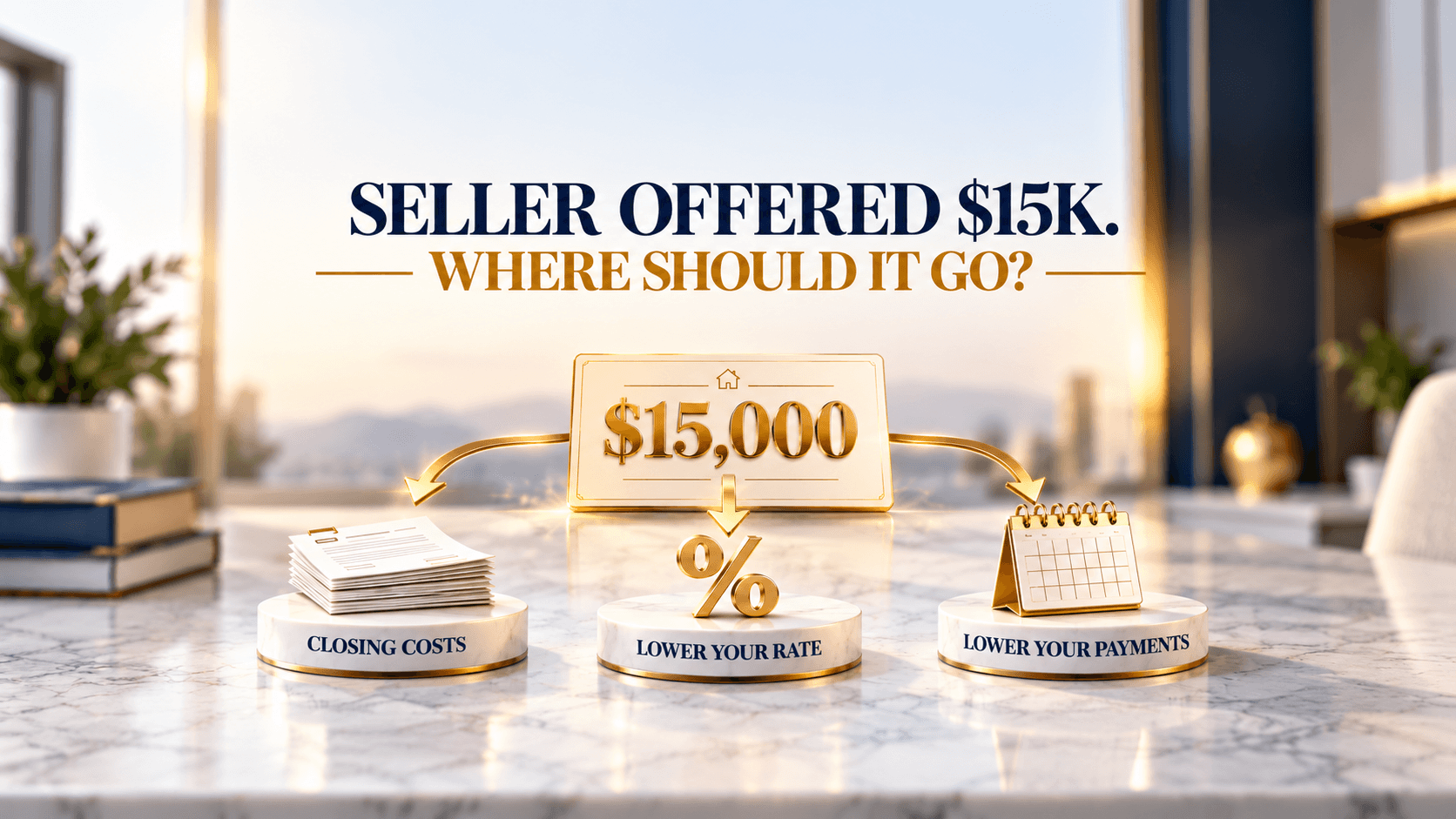 Seller Offered $15K. Where Should It Go?