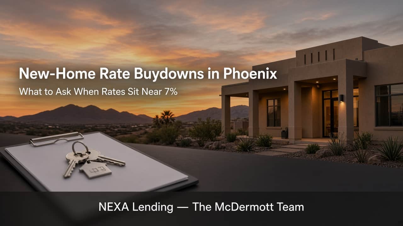 Phoenix New Build Buydowns: What to Ask at 7% Rates