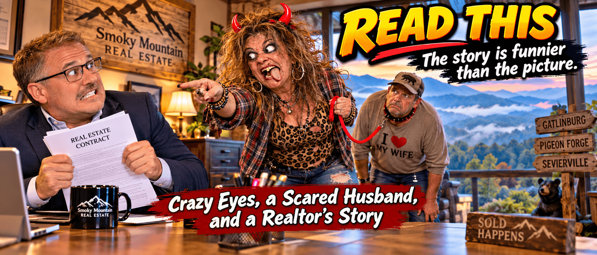 Crazy Eyes, a Scared Husband, and a Realtor Who Needed to Pay His Electric Bill