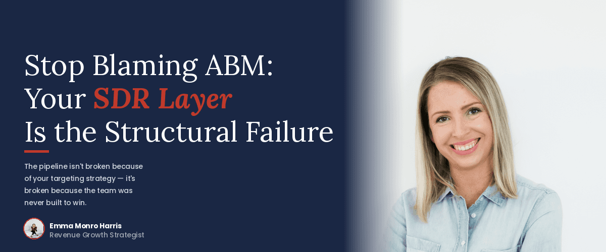 Stop Blaming ABM: The Structural Failure of the SDR Layer