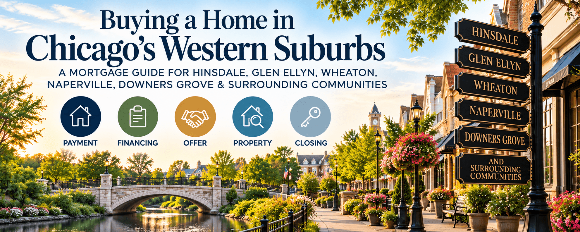 Buying a Home in Chicago’s Western Suburbs: A Mortgage Guide for Hinsdale, Glen Ellyn, Wheaton, Naperville, Downers Grove & Surrounding Communities