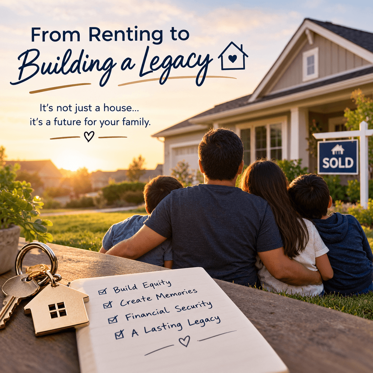 From Renting to Building a Legacy 🏡❤️
