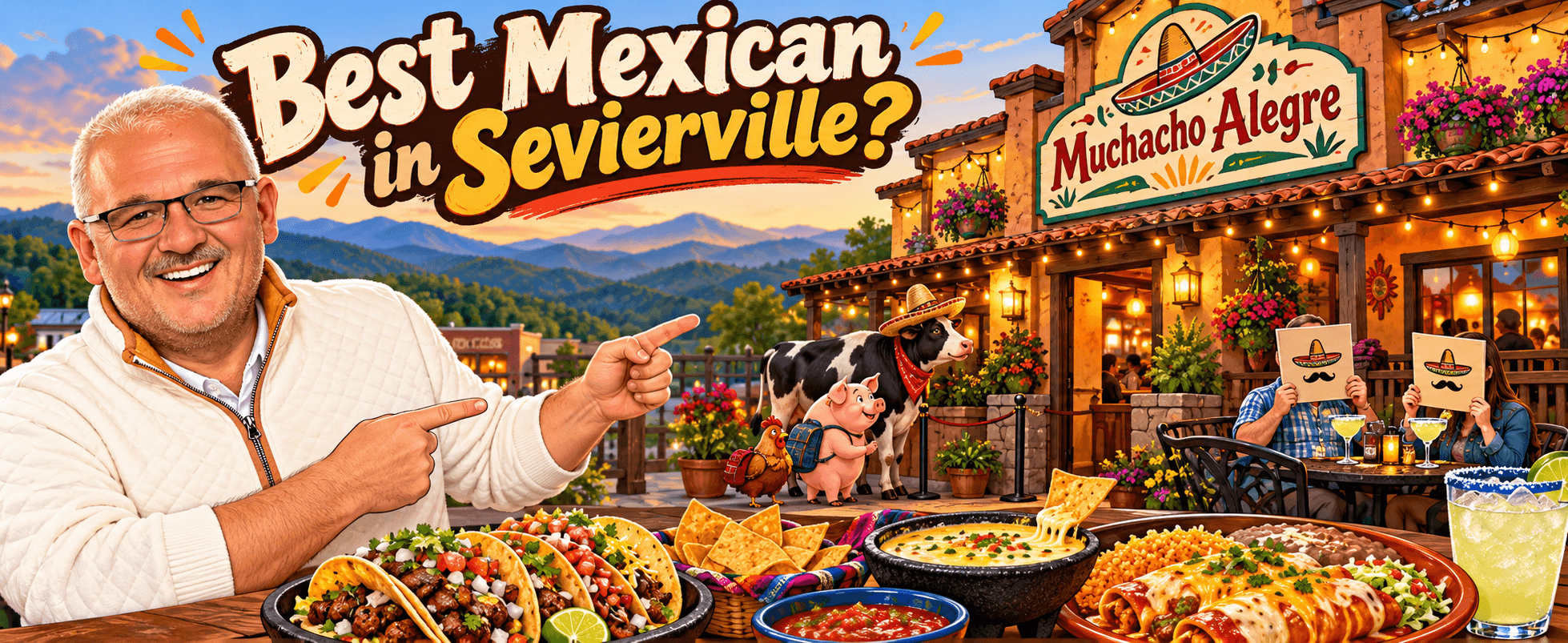 Where Is the Best Mexican Restaurant in Sevierville, Tennessee? You Won't Believe What I Saw Outside!