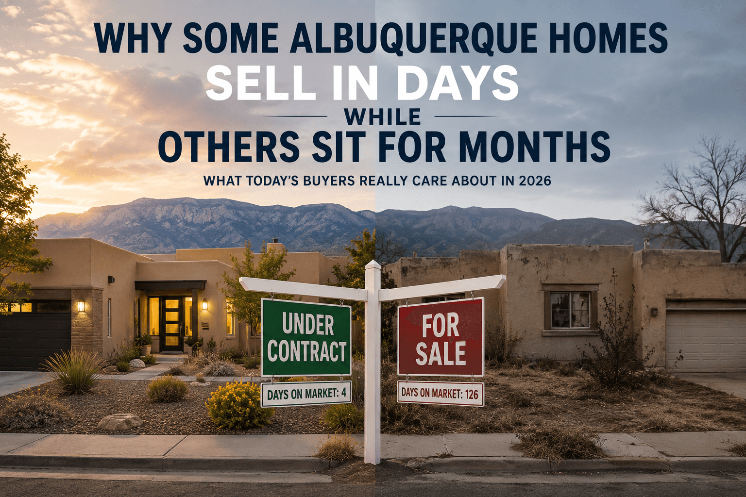Why Some Albuquerque Homes Sell in Days While Others Sit for Months