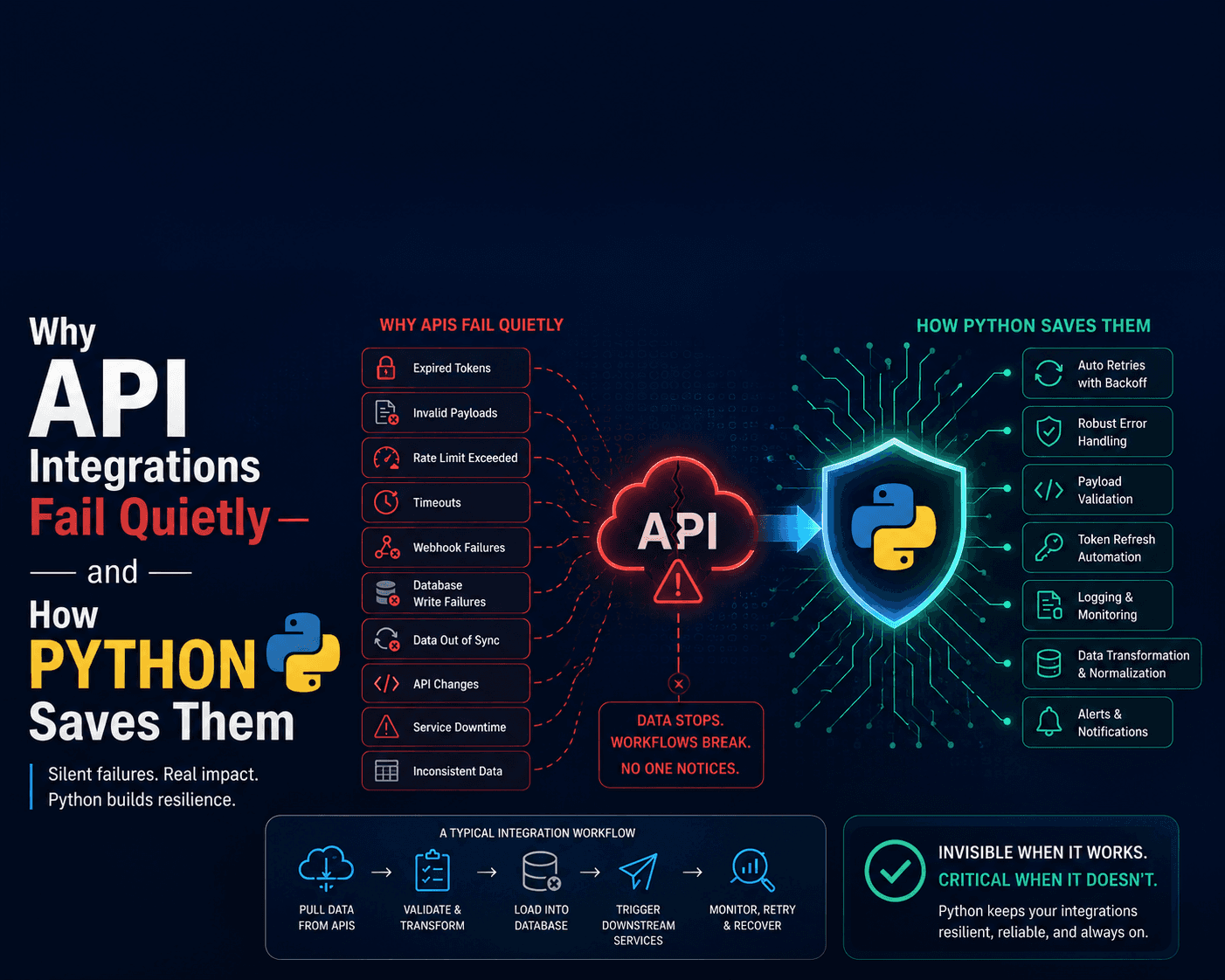 Why API Integrations Fail Quietly — and How Python Saves Them