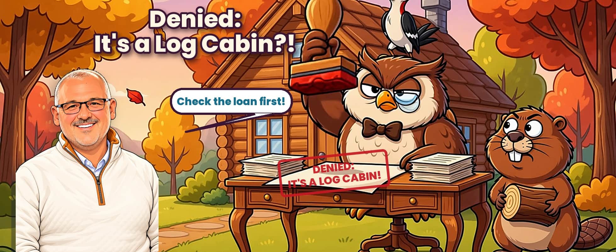 Leroy Was Ready to Close. Then the Underwriter Noticed It Was a Log Cabin.