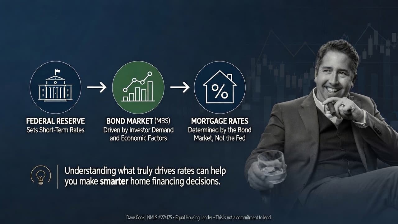 The Federal Reserve Doesn't Control Mortgage Rates (Here's What Actually Does)