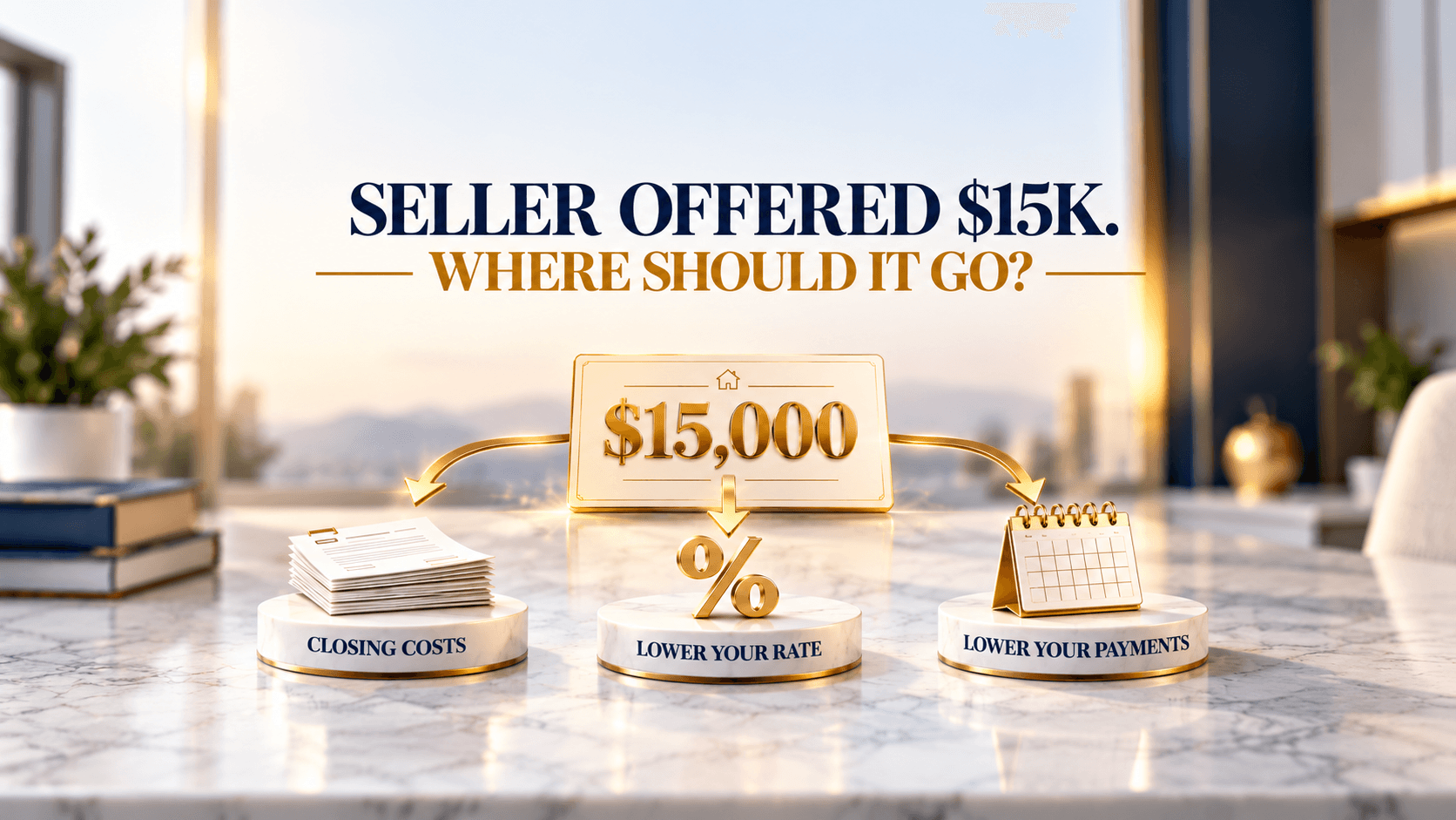 Seller Offered $15K. Where Should It Go?