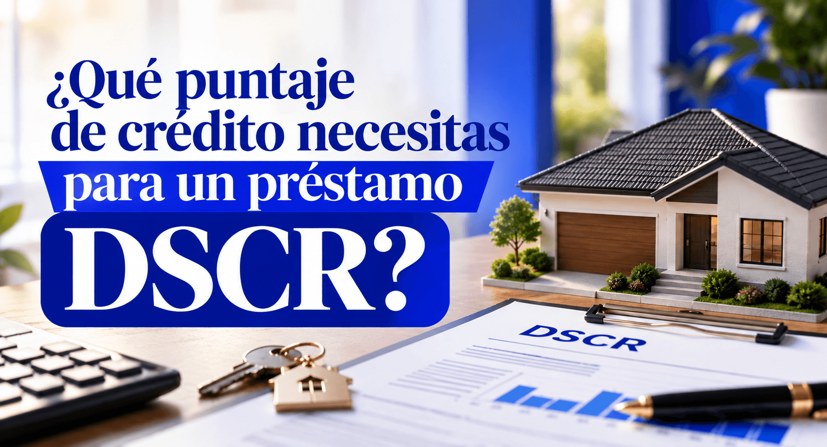 ¿Qué puntaje de crédito necesitas para un préstamo DSCR?