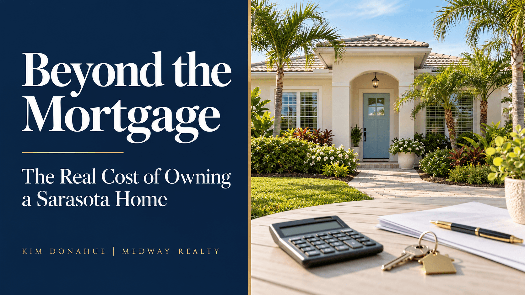 Can You Afford That Sarasota Home Beyond the Mortgage?