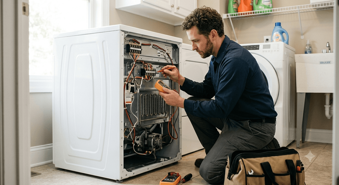 Dryer Repair in Indianapolis, IN: Common Problems, Causes & When to Call a Professional