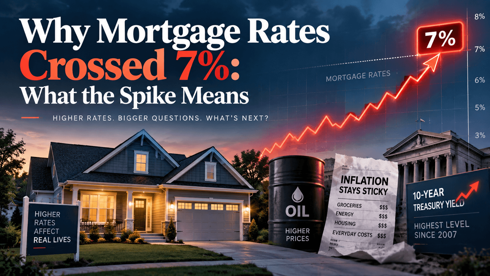 Why Mortgage Rates Crossed 7%: What the Spike Means