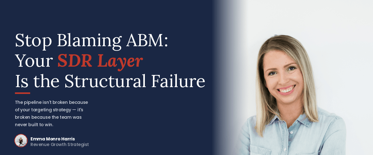 Stop Blaming ABM: The Structural Failure of the SDR Layer