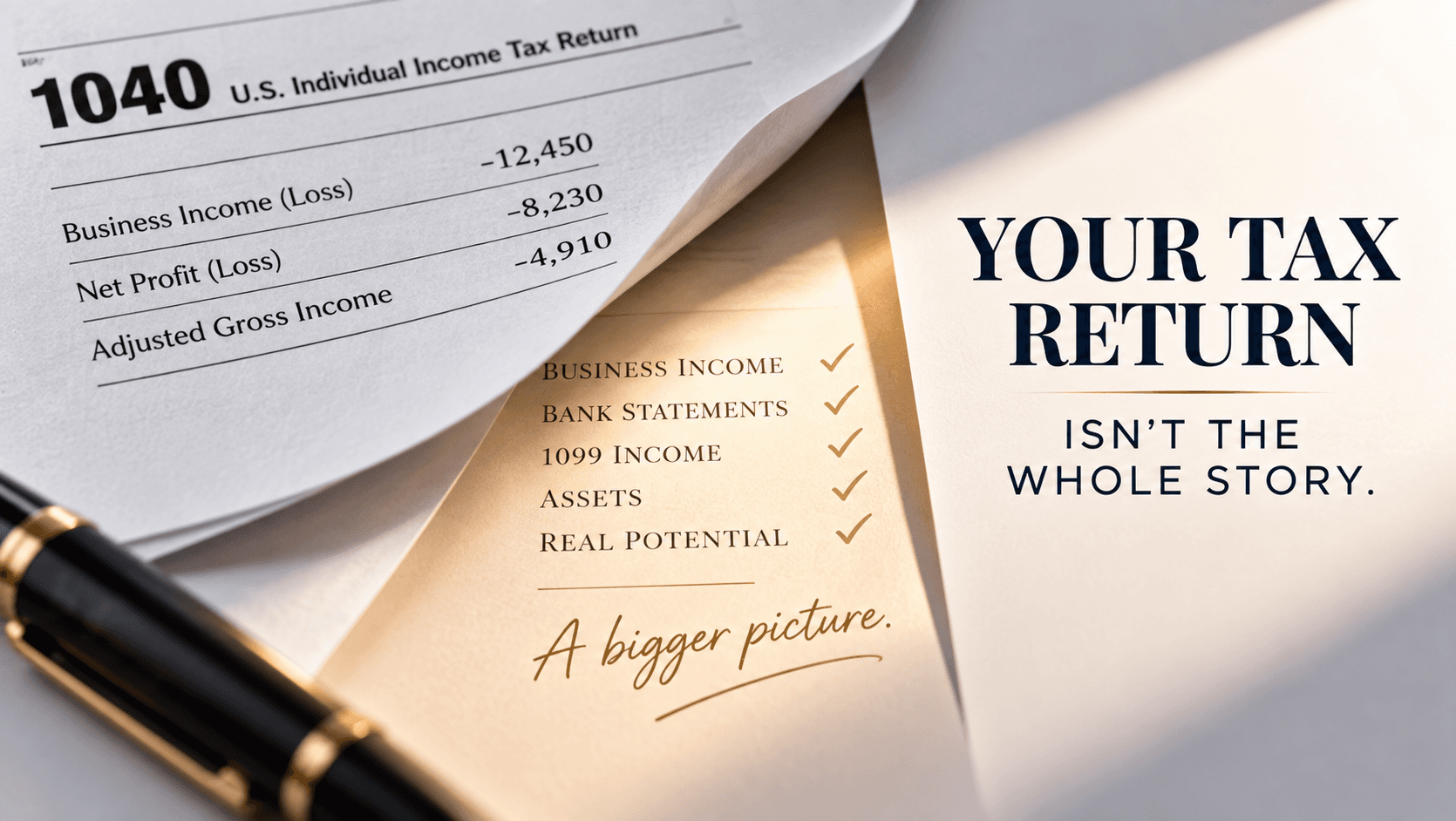 Big Income. Small on Paper?