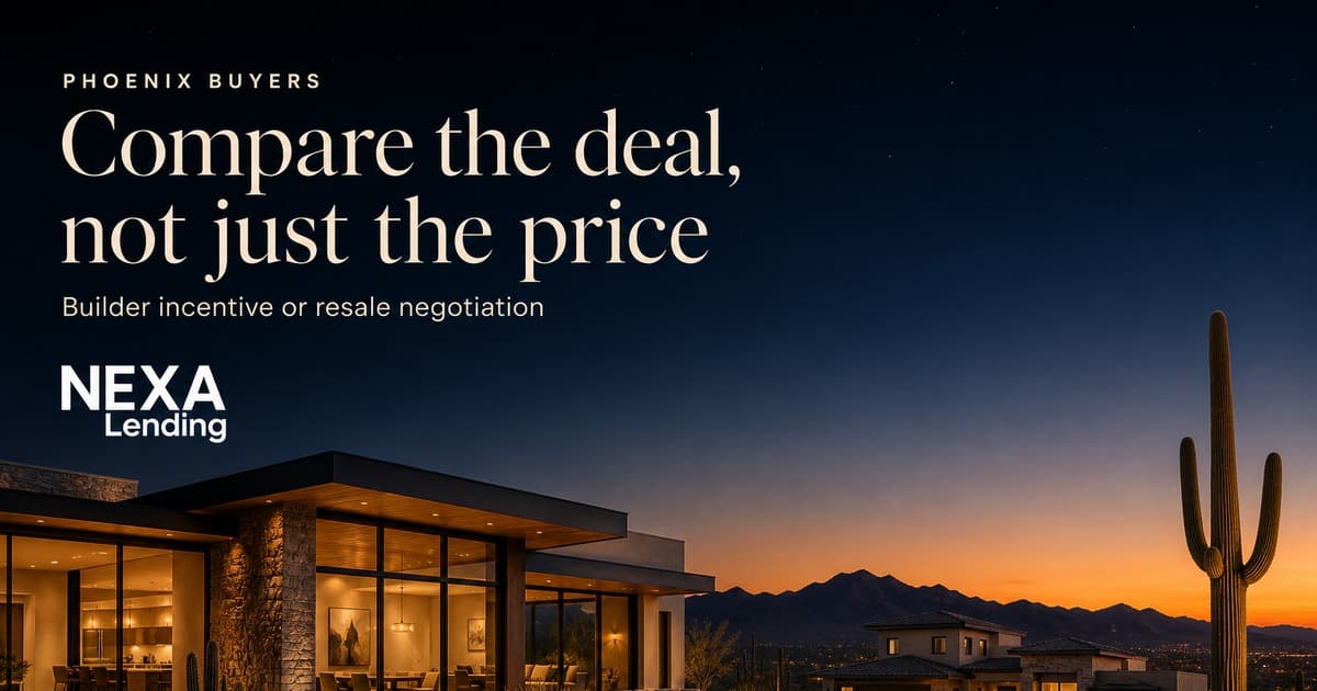 Phoenix Homebuyers: Compare the Deal, Not Just the Price