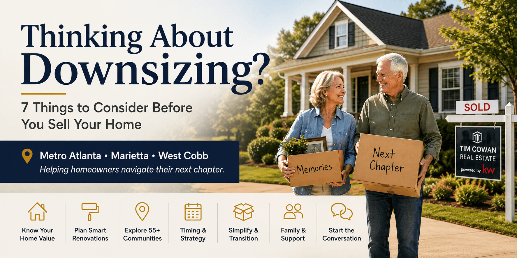 Thinking About Downsizing in Metro Atlanta? 7 Things to Consider Before You Sell Your Home