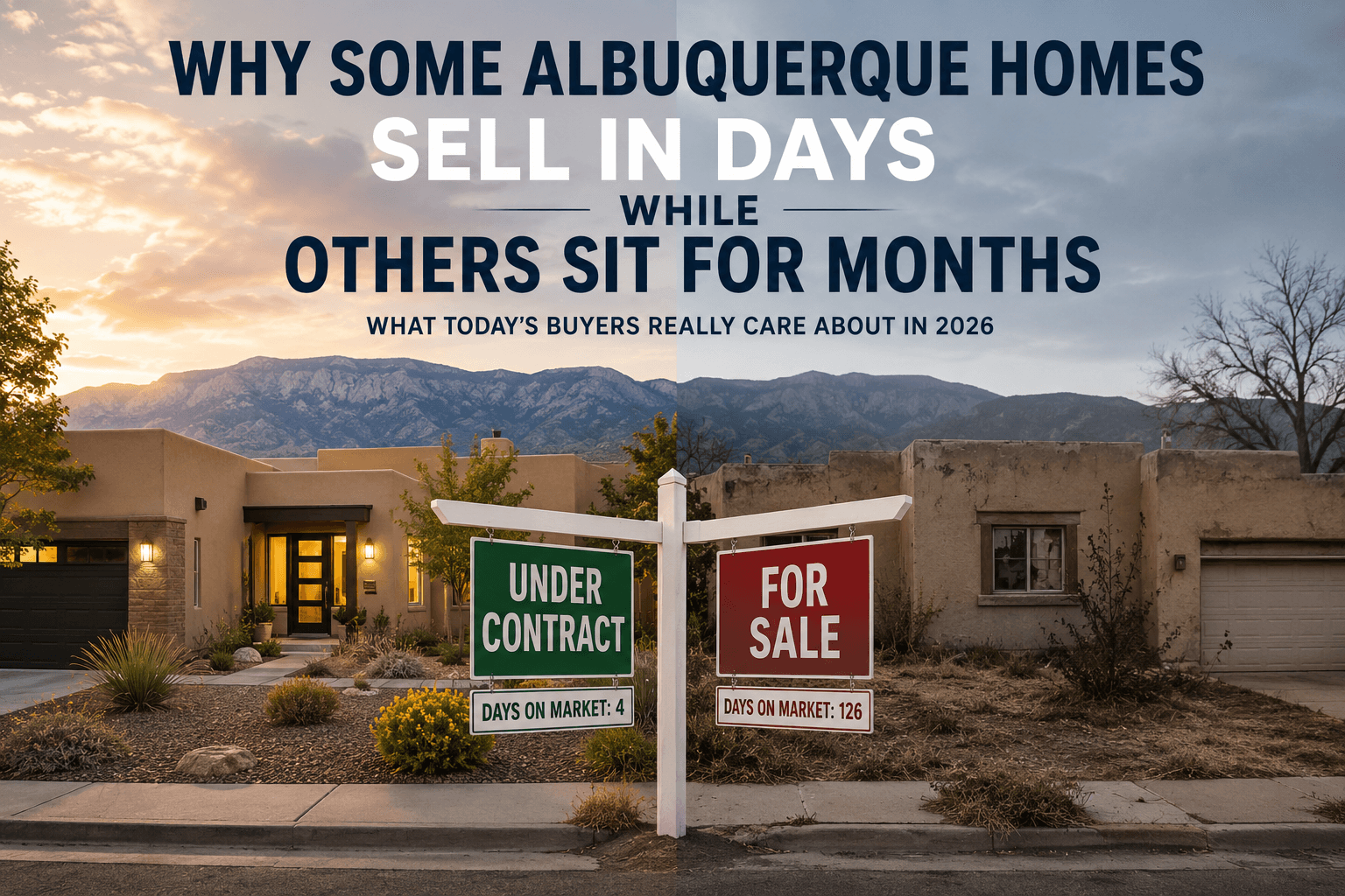 Why Some Albuquerque Homes Sell in Days While Others Sit for Months