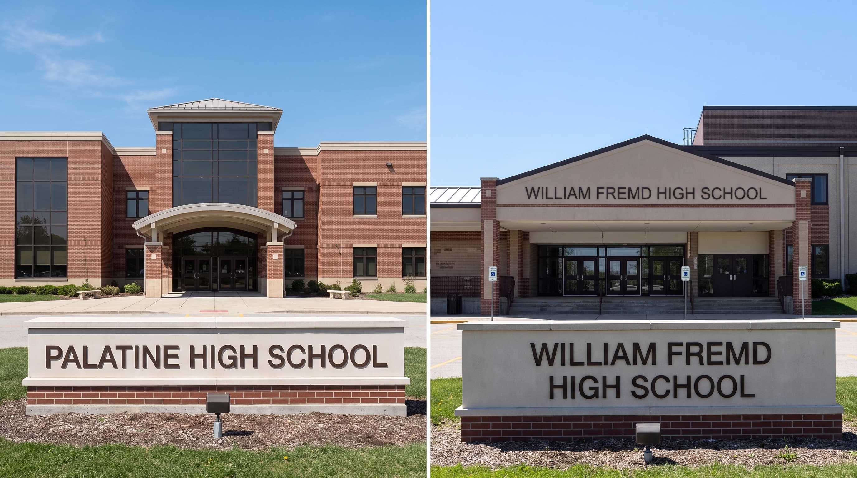 Does every Palatine home go to Palatine High School?