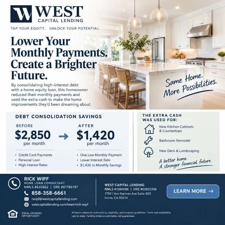 How Home Equity Debt Consolidation Can Cut Your Monthly Payments in Half