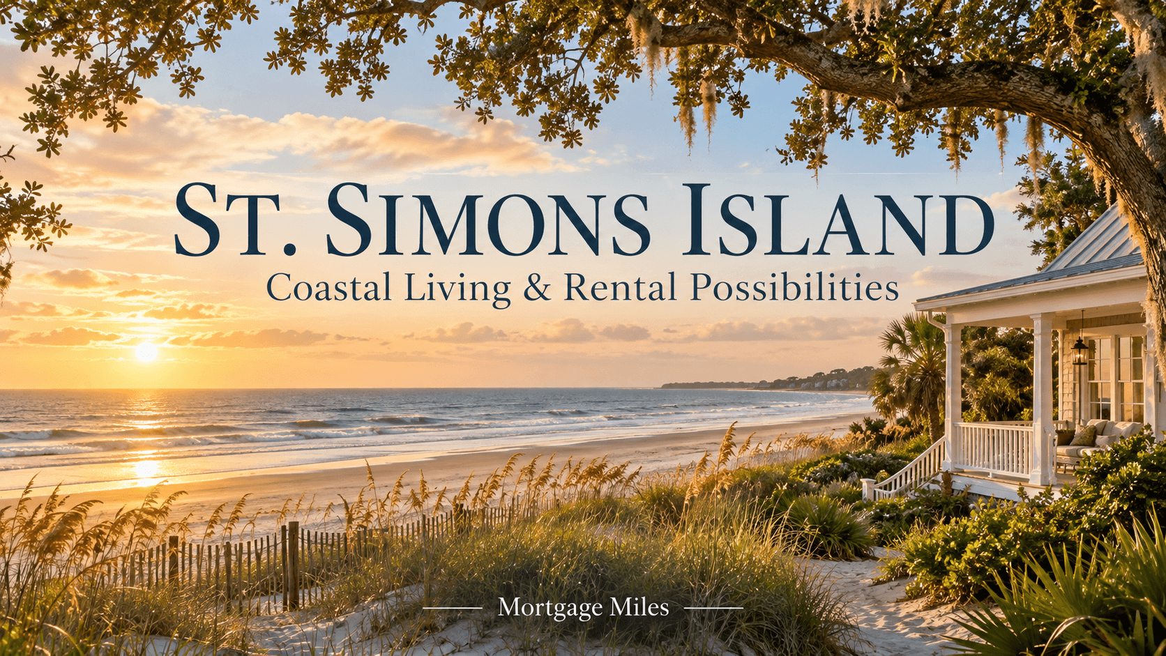 St. Simons Island Homes & DSCR Rental Financing | Mortgage Miles